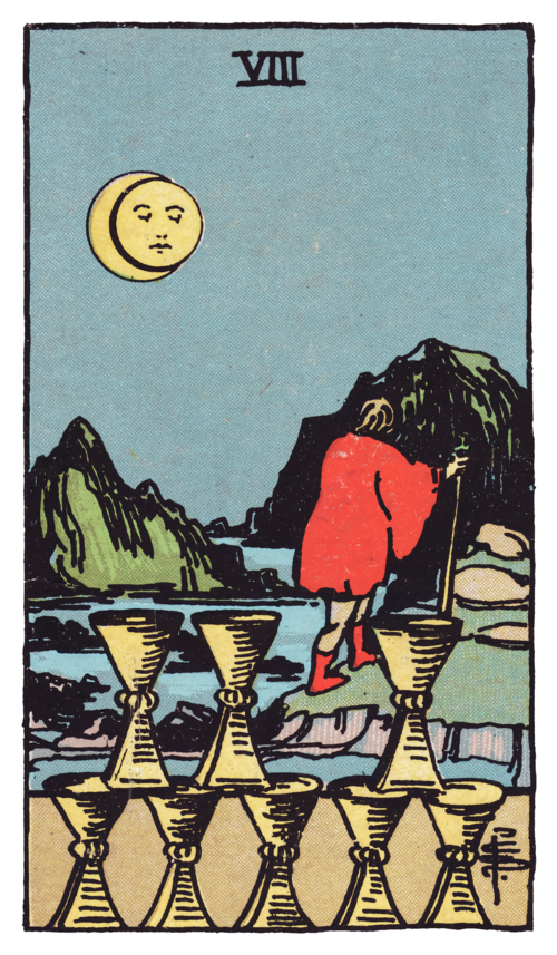 Eight of Cups Tarot Card
