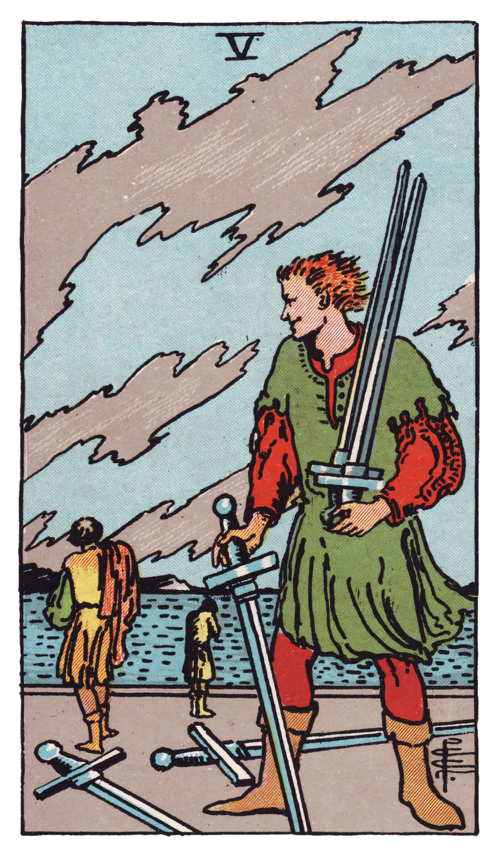 Five of Swords Tarot Card