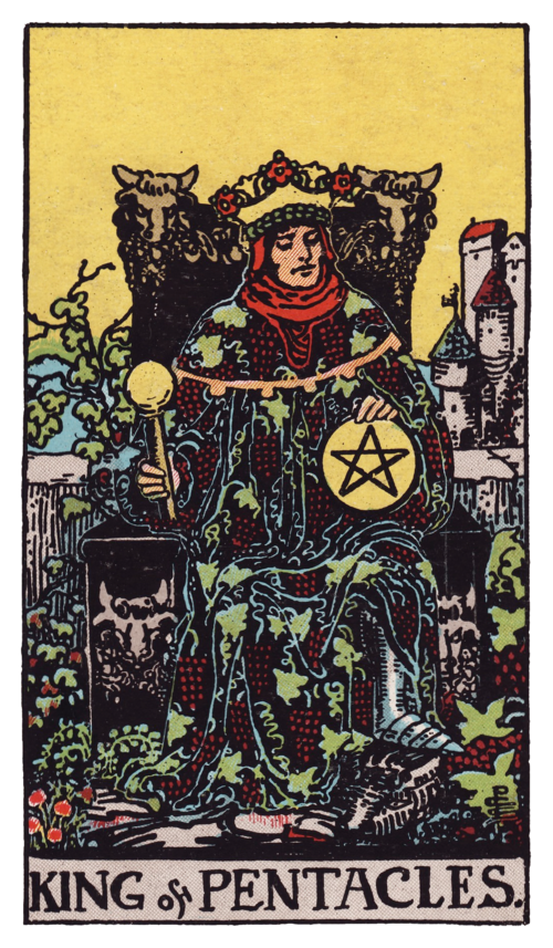 King of Pentacles Tarot Card