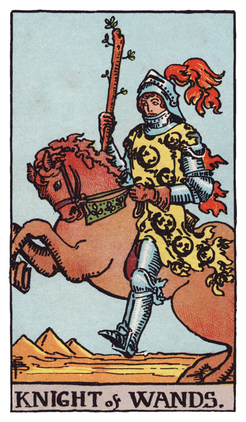 Knight of Wands Tarot Card
