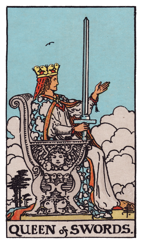 Queen of Swords Tarot Card